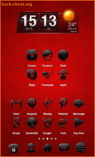 Black Shadow - Icon Pack screenshot
