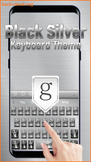 Black Silver Keyboard screenshot