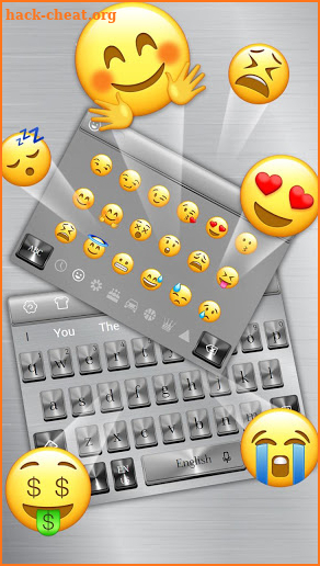 Black Silver Keyboard screenshot