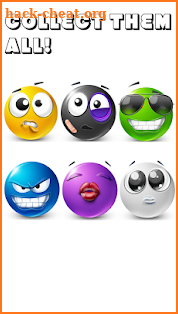 Black Smileys by Emoji World ™ screenshot