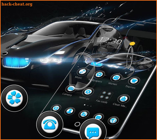 Black Speedy Car Theme for bmw screenshot