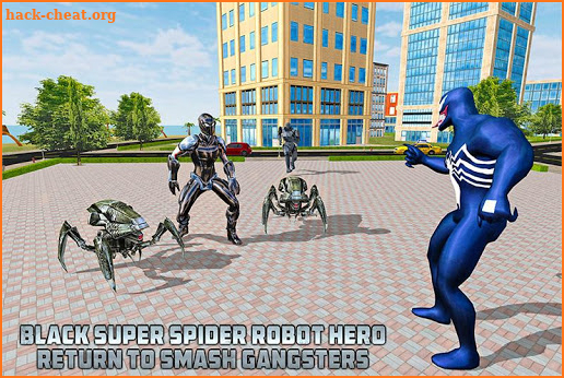 black spider robot hero screenshot