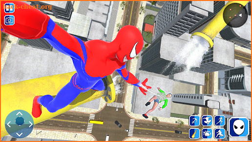 Black Spider Rope Hero Vice City Gangster Fighting screenshot