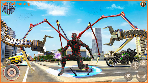 Black Spider: Spider Hero Game screenshot