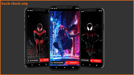 Black Spider X Man Wallpaper screenshot