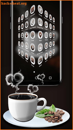 Black Tea Launcher Theme screenshot