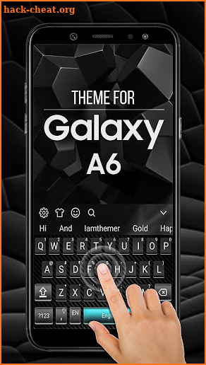 Black Theme for Galaxy A6 screenshot