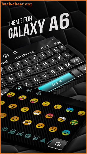 Black Theme for Galaxy A6 screenshot