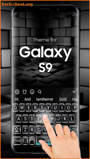 Black Theme for Galaxy S9 screenshot