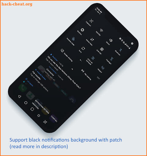 Black Theme for LG G7 & V35 V40 screenshot