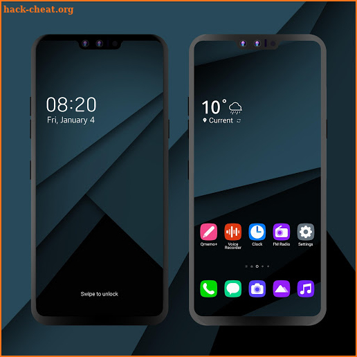 Black Theme for LG UX9 (Android 10) screenshot
