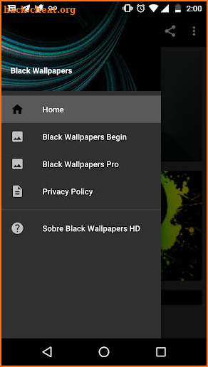 Black Wallpapers HD 4K offline screenshot