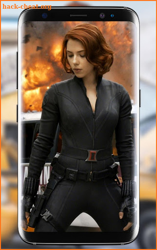 Black Wallpapers HD Widow Avengers screenshot