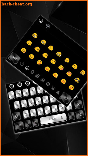 Black White Keyboard screenshot