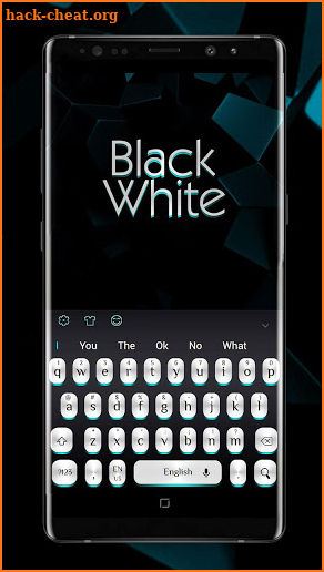 Black White Light Keyboard screenshot