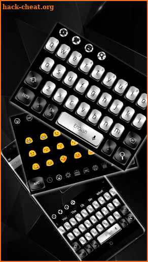Black White Metal Keyboard screenshot