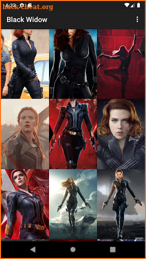 Black Widow Hero Wallpaper screenshot