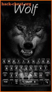 Black Wild Wolf Keyboard screenshot