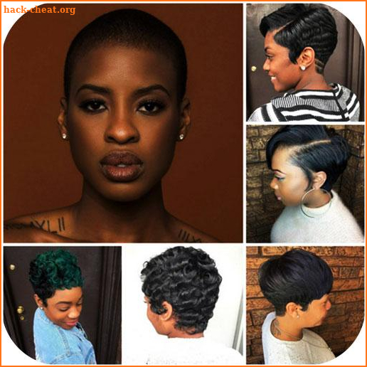 Black Women Short Haircut screenshot