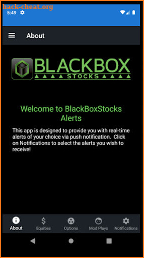 BlackBoxStocks screenshot