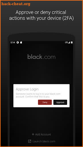 black.com screenshot