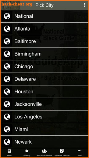 BlackGuide: Black City Resource Guide screenshot