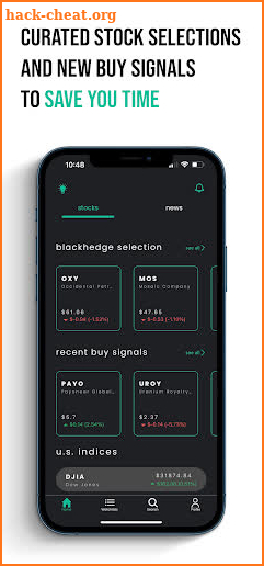 BlackHedge App screenshot