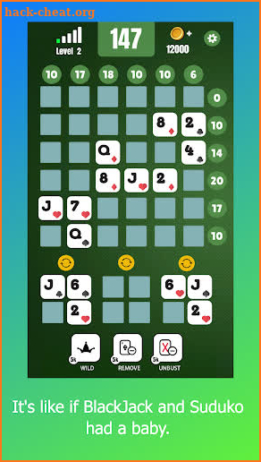 Blackjack 21 Across - New Blackjack screenshot