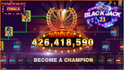 Blackjack 21 Card Online Games screenshot