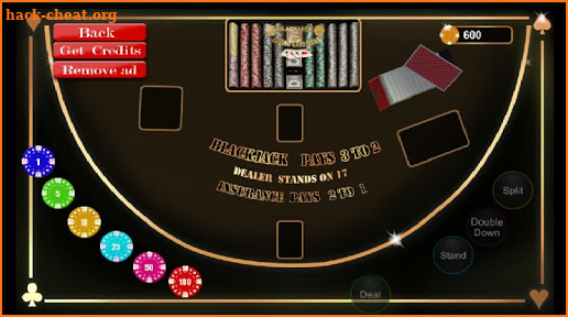 Blackjack 21 Casino Card game 2018 screenshot