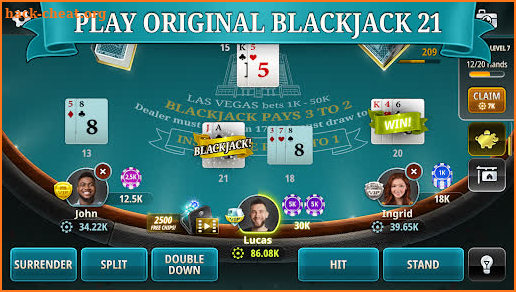 Blackjack 21 - Casino games screenshot
