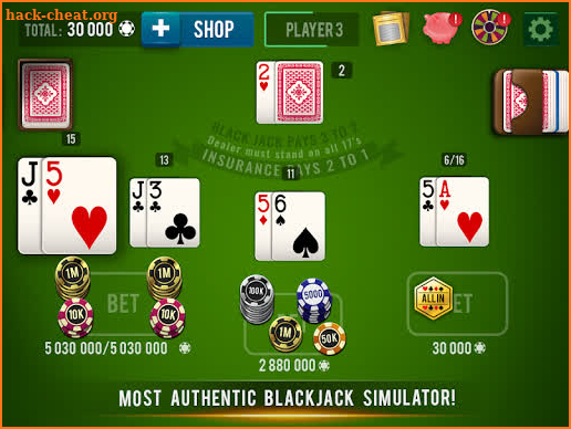 Blackjack 21 Casino Vegas - free card game 2020 screenshot