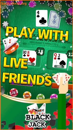 BlackJack 21 - Classic Free Table Poker Game screenshot