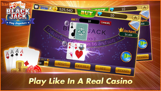 Blackjack 21 Free - Casino Black Jack Trainer Game screenshot