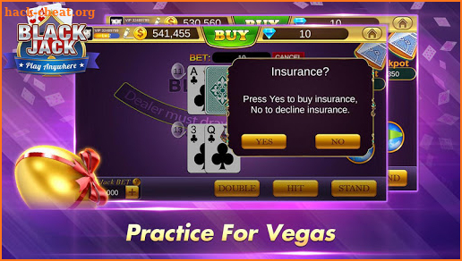 Blackjack 21 Free - Casino Black Jack Trainer Game screenshot