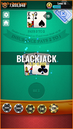 Blackjack 21 - Free Classic Blackjackist screenshot