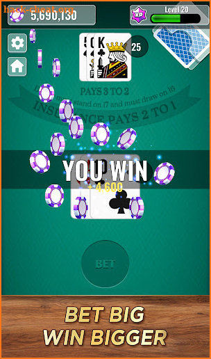 Blackjack 21! Master Of Cards - Free & Offline screenshot