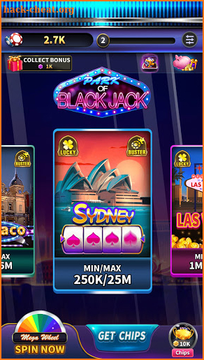 Blackjack 21 offline games screenshot