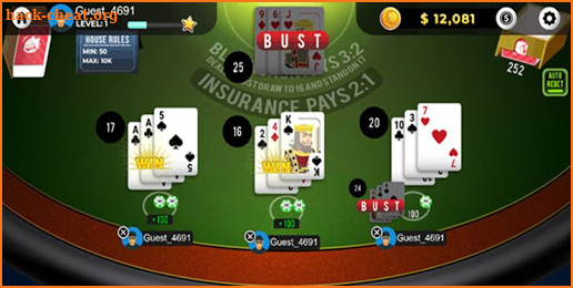 Blackjack 21 - Raise The Stakes screenshot