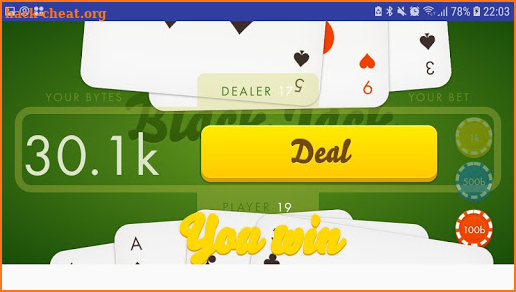 Blackjack 21 Single Deck screenshot