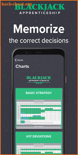 Blackjack & Card Counting Trainer Pro screenshot