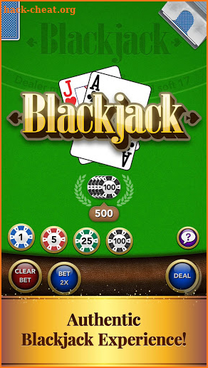 Blackjack Card Game screenshot