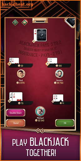 Blackjack Clubs screenshot