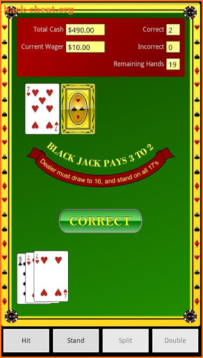 Blackjack Coach screenshot