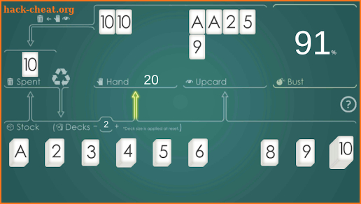 Blackjack Counting Util screenshot