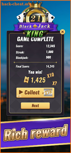 Blackjack King - Make 21 Win screenshot