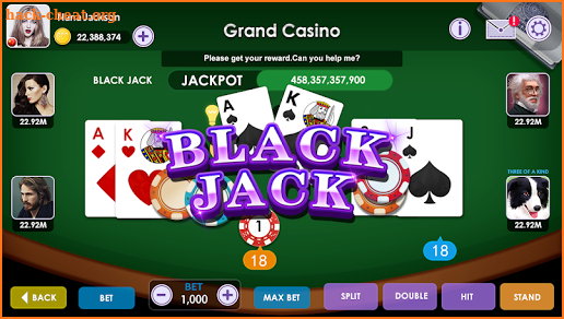 Blackjack Live screenshot