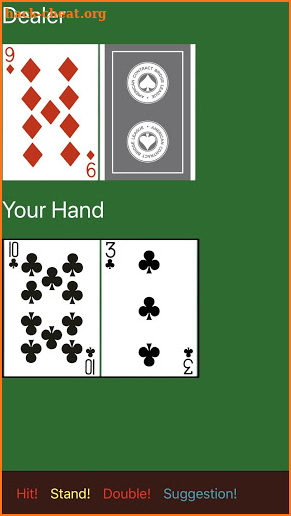 Blackjack Native screenshot
