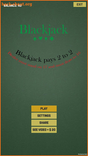 Blackjack Trainer Free - Counting Helper screenshot