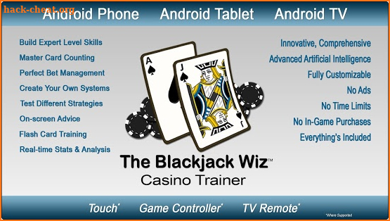 Blackjack Wiz Casino Trainer screenshot